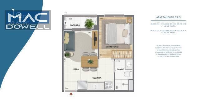Apartamento à venda com 2 quartos, 1 banheiro, 1 vaga e 51m² no Centro, Niterói (RJ) — foto 22 de 28