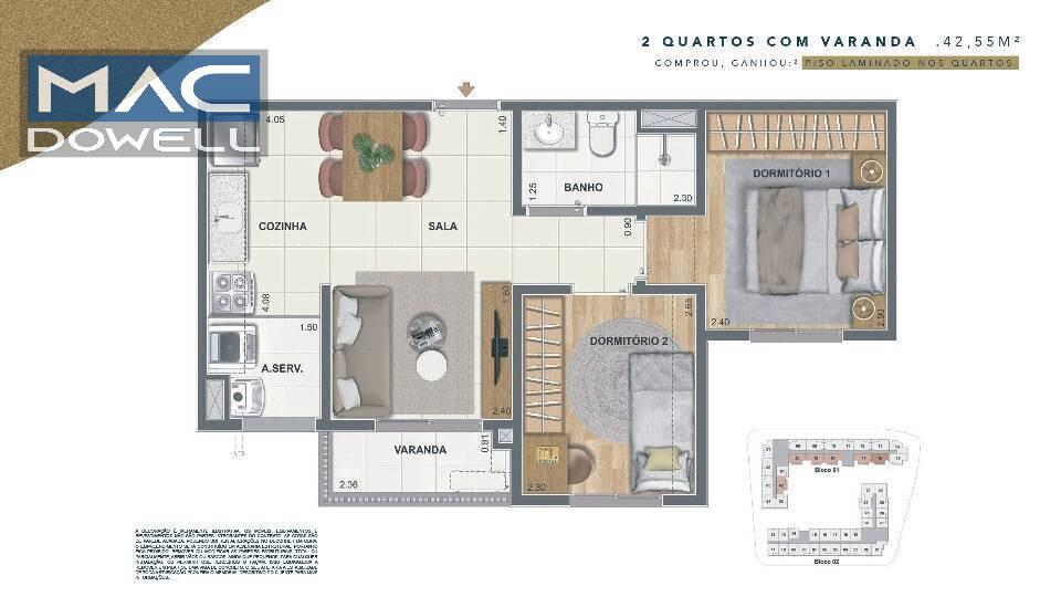 Apartamento à venda com 2 quartos, 1 suíte, 1 vaga e 45m² no Centro, Niterói (RJ) — foto 14 de 16