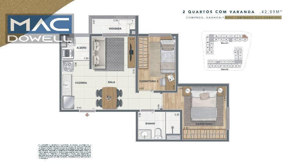 Apartamento à venda com 2 quartos, 1 suíte, 1 vaga e 45m² no Centro, Niterói (RJ) — foto 15 de 16