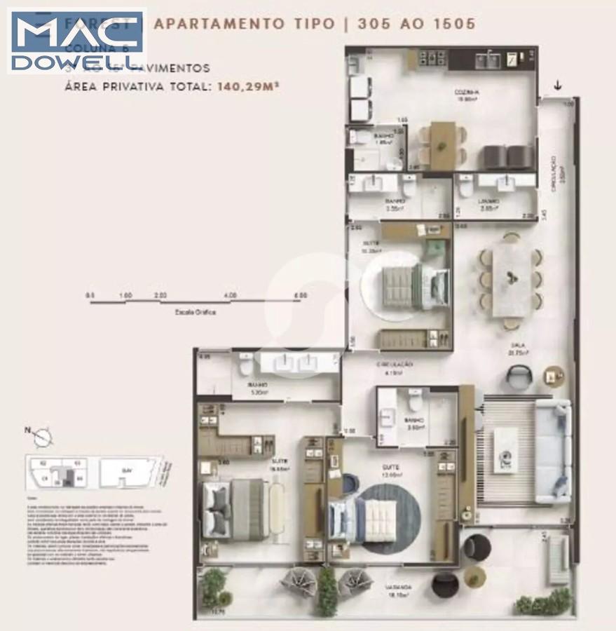 Apartamento à venda com 3 quartos, 3 suítes, 2 vagas e 140m² no Icaraí, Niterói (RJ) — foto 13 de 13
