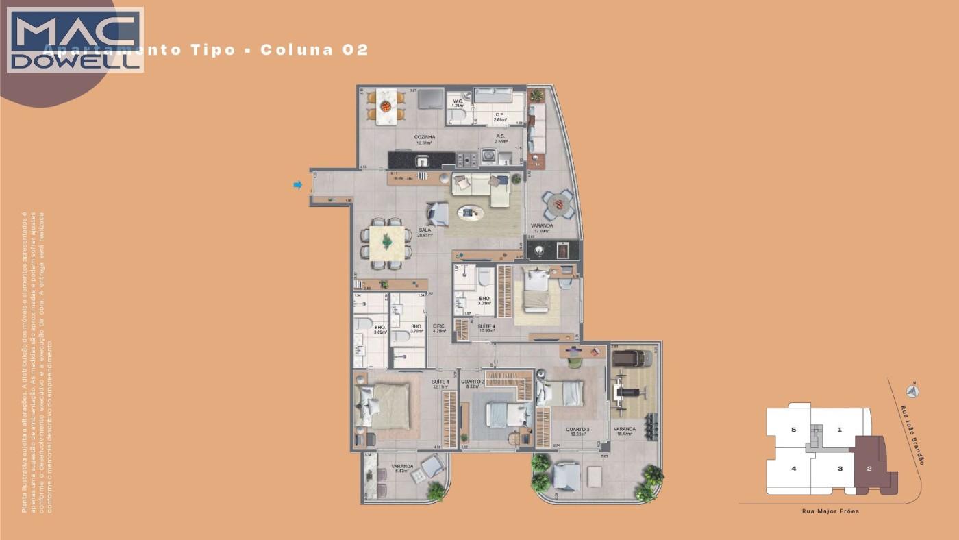 Apartamento à venda com 3 quartos, 2 suítes, 2 vagas e 127m² no São Francisco, Niterói (RJ) — foto 22 de 28