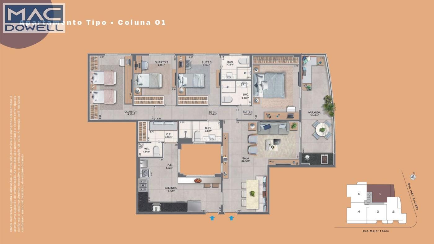 Apartamento à venda com 3 quartos, 2 suítes, 2 vagas e 127m² no São Francisco, Niterói (RJ) — foto 21 de 28