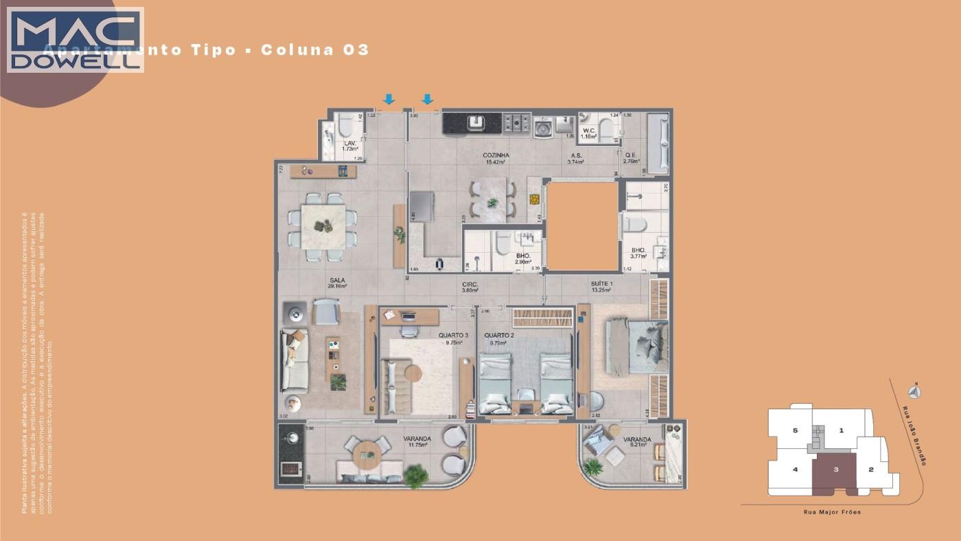 Apartamento à venda com 3 quartos, 2 suítes, 2 vagas e 127m² no São Francisco, Niterói (RJ) — foto 23 de 28