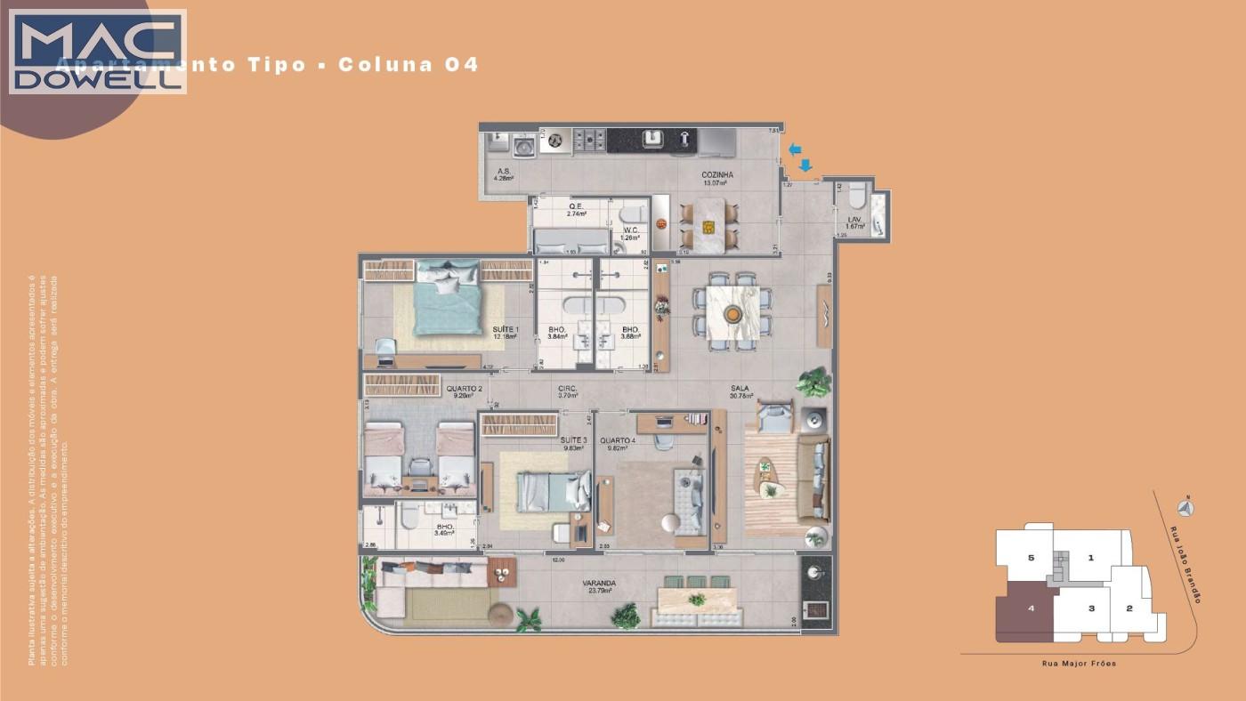 Apartamento à venda com 3 quartos, 2 suítes, 2 vagas e 127m² no São Francisco, Niterói (RJ) — foto 24 de 28