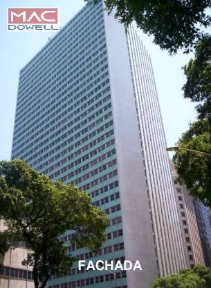 Sala comercial de 250 m² - LOCAÇÃO - Ed.De Paoli - Centro/RJ